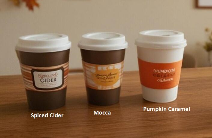 Coffee Mug Glass Candle